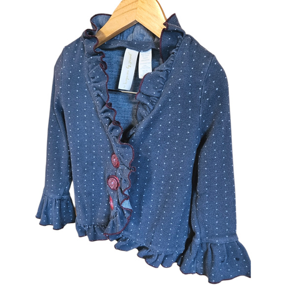 Matilda Jane Paint By Numbers Juliet Cartigan Blue Toddler Size 2T - Picture 2 of 8